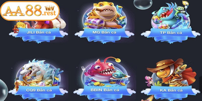 Sảnh game bắn cá thiết kế hệ thống điều khiển cực kỳ thân thiện
